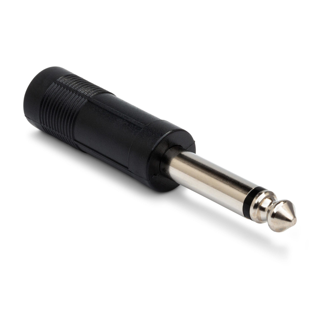 Hosa GPP-290 1/4" TRS Female to 1/4" TS Male Adaptor