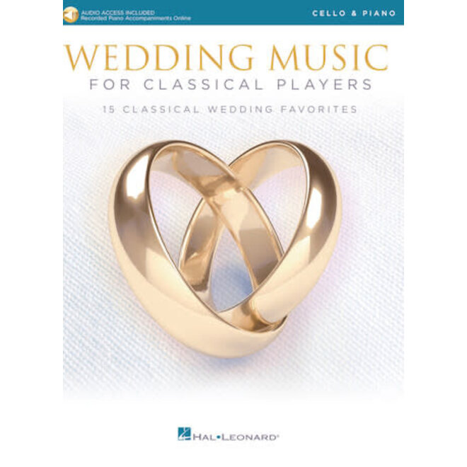 Hal Leonard Wedding Music for Classical Players, Cello & Piano, w/Online Audio