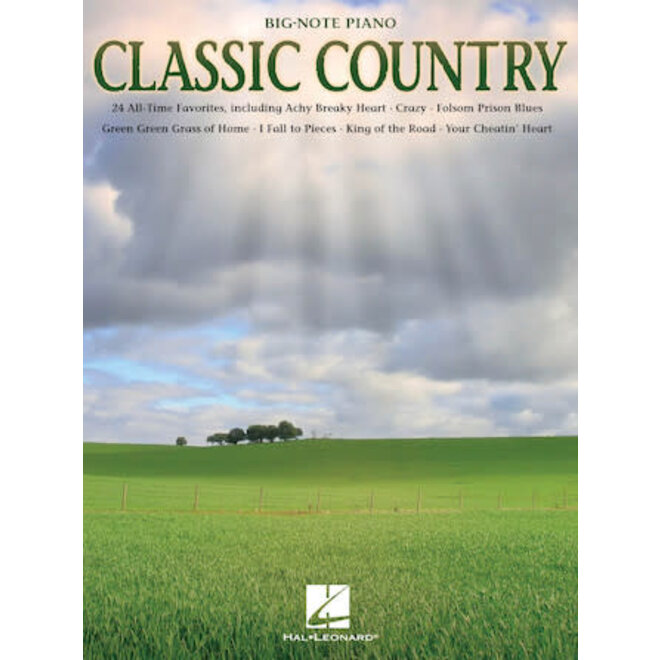 Hal Leonard Classic Country, Big-Note Piano