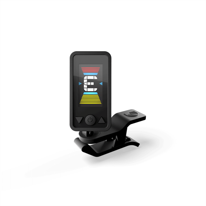 D'Addario Eclipse Rechargeable Clip-On Tuner, Black