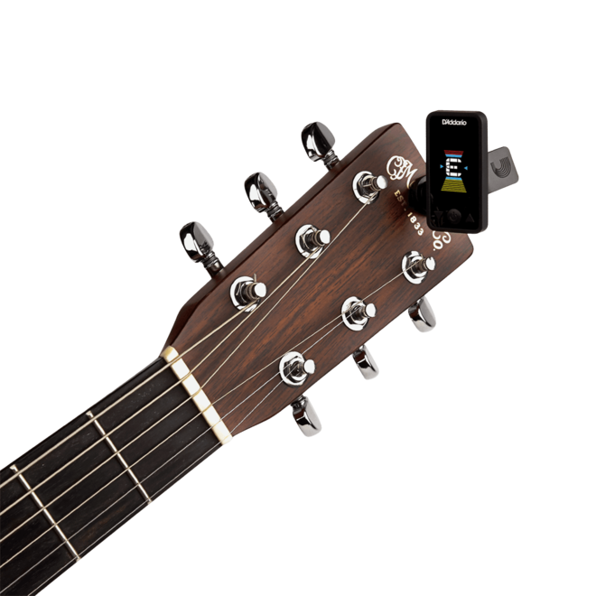 D'Addario Eclipse Rechargeable Clip-On Tuner, Black