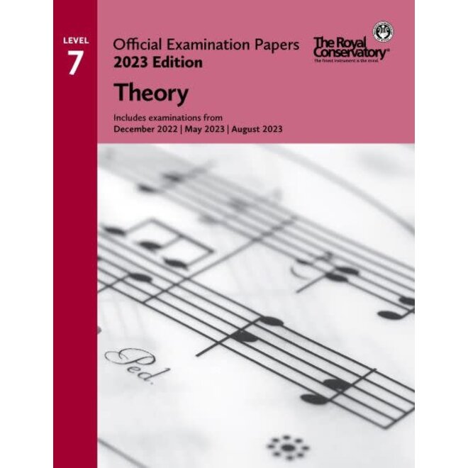 RCM 2023 Examination Papers, Level 7 Theory