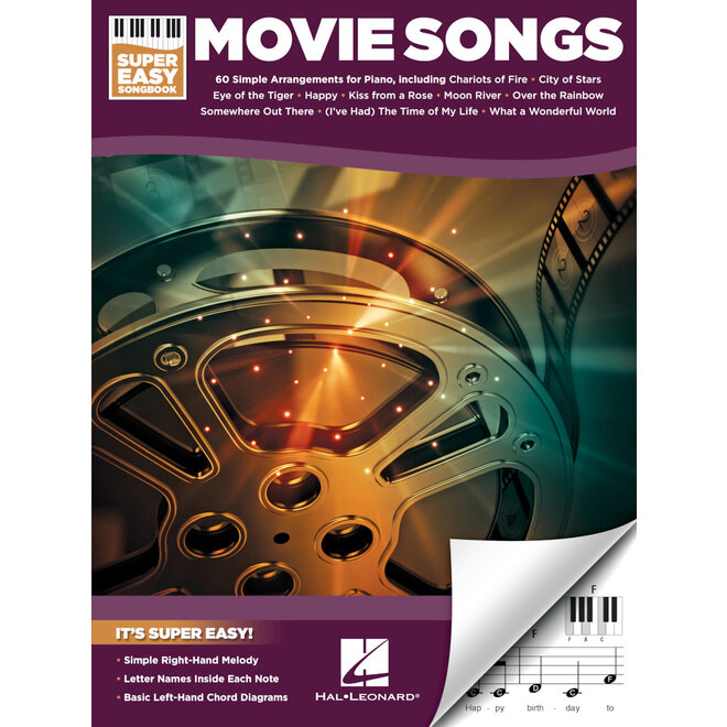 Hal Leonard Super Easy Songbook Series, Movie Songs