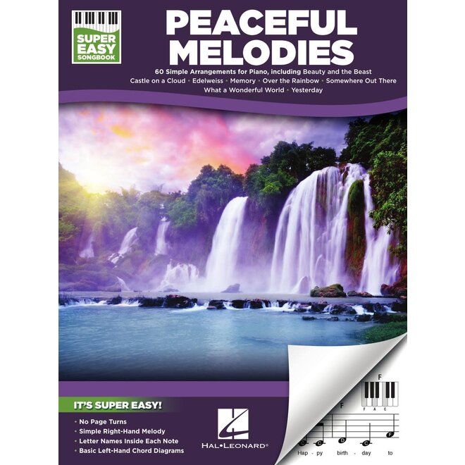 Hal Leonard Super Easy Songbook Series, Peaceful Melodies