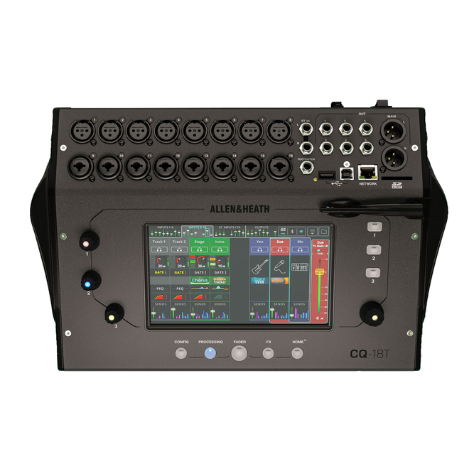 Allen & Heath CQ-18T Ultra-Compact Digital Audio Mixer w/Wifi