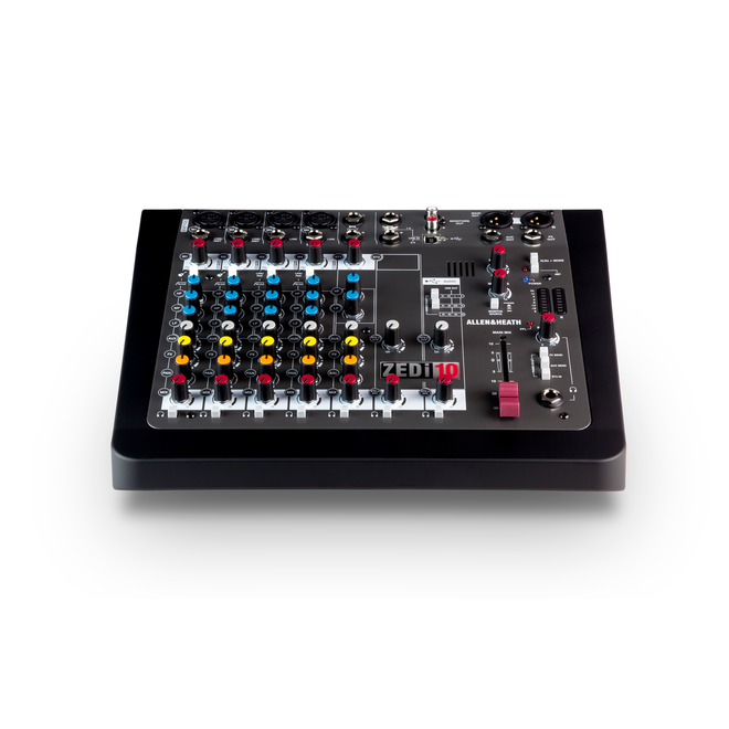 Allen & Heath ZEDi-10 10 Channel Hybrid Compact Mixer / USB interface