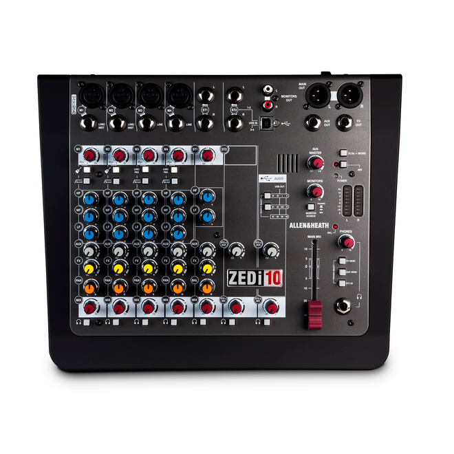 Allen & Heath ZEDi-10 10-Channel Hybrid Compact Mixer / USB interface