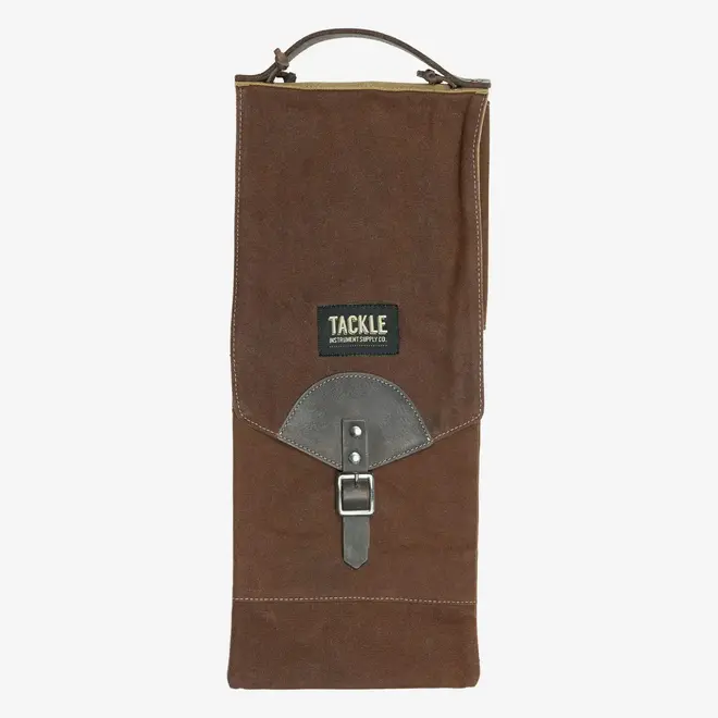 TACKLE Instrument Supply Co. Waxed Canvas Compact Stick Bag, Brown