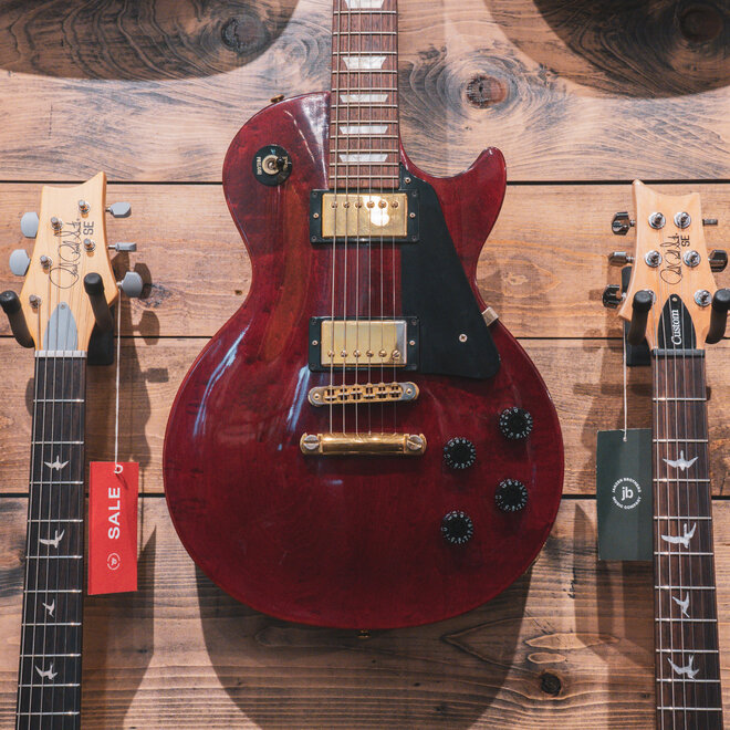 Gibson Les Paul Studio Electric Guitar, Wine Red w/Hardcase