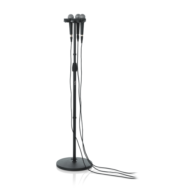 Gator Multi Microphone Tray Holder, Holds 6 Mics