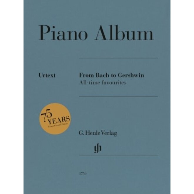 Hal Leonard All-Time Favorites Piano Album, Henle Urtext Edition