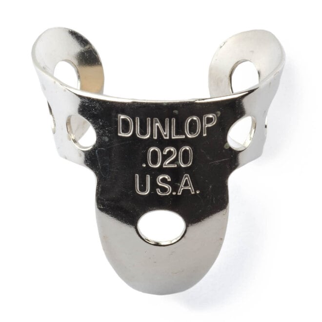 Jim Dunlop Nickel Silver Finger & Thumb Picks, .020" (5 Pack)