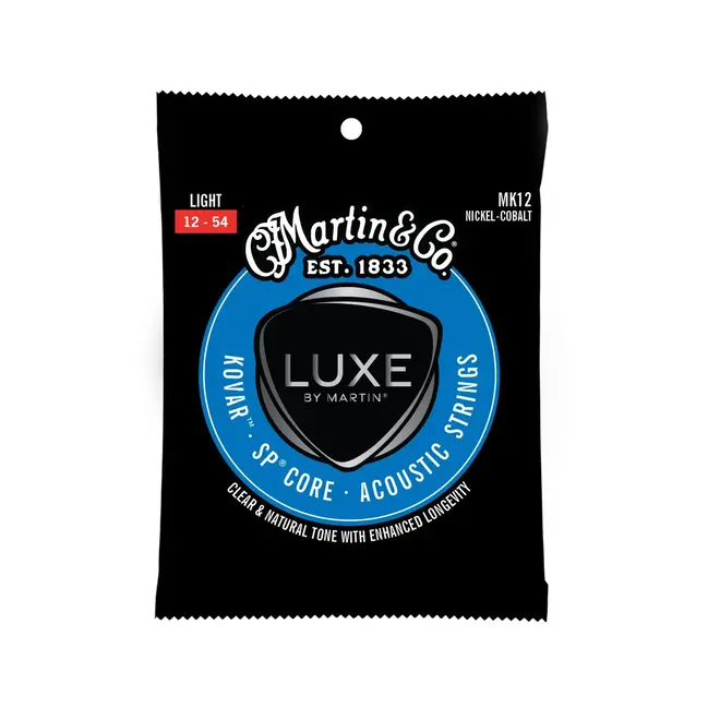 Martin MK12 Luxe by Martin Kovar Acoustic Guitar Strings, 12-54 Light