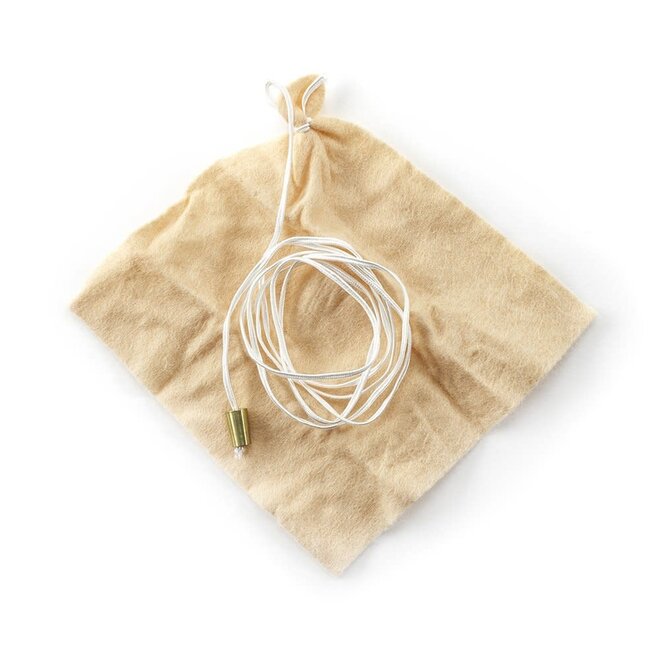 Herco HE52 Instrument Cleaning Swab, Bass & Alto Clarinet, Chamois