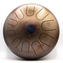 Artisan Instruments 10-Note Singing Steel Tongue Drum, A Major, Hot Steel Satin