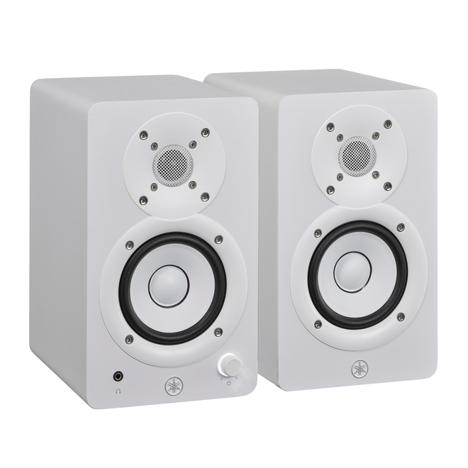 Yamaha HS3 Powered Studio Monitors, 3.5”, White