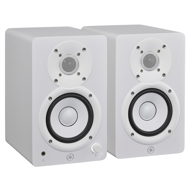 Yamaha HS4 Powered Studio Monitors, 4.5”, White