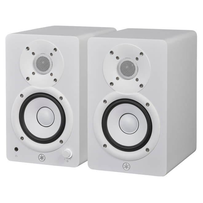 Yamaha HS4 Powered Studio Monitors, 4.5”, White