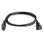 Digiflex PMUI IEC Cable, Molded 16/3 Uground to Locking IEC, 25'