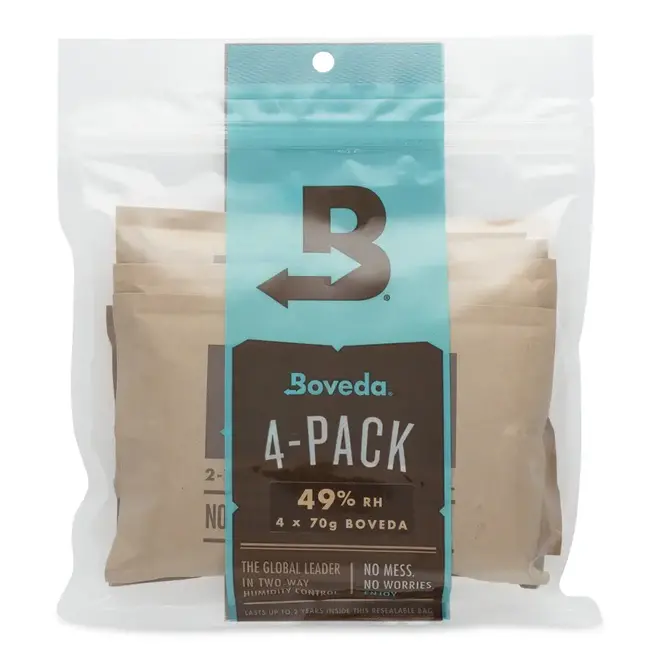 Boveda Humidity Packs, 49% RH, Size 70 (4 Pack)
