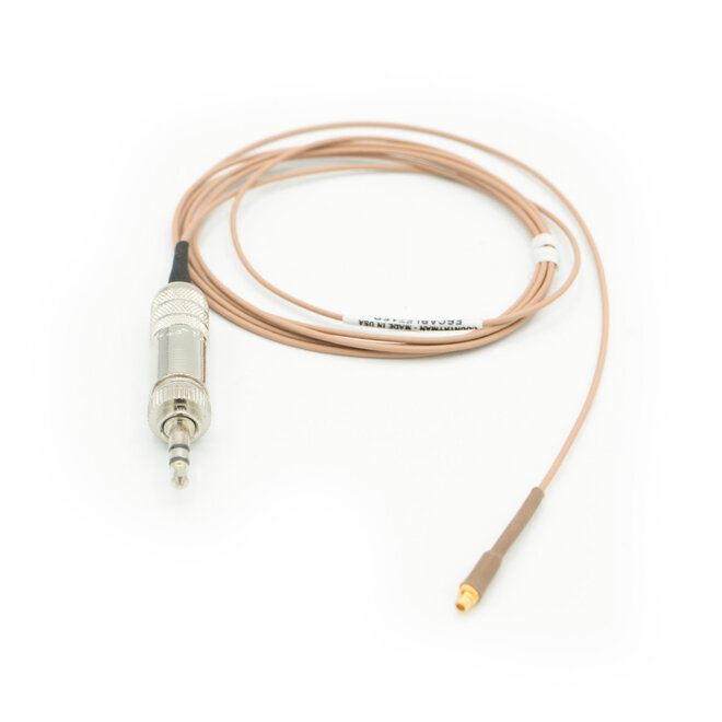 Countryman E6 Cable for Sennheiser Transmitter, 1mm Tan