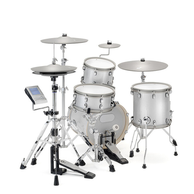 EFNOTE 5 Digital Drum Set, White Sparkle