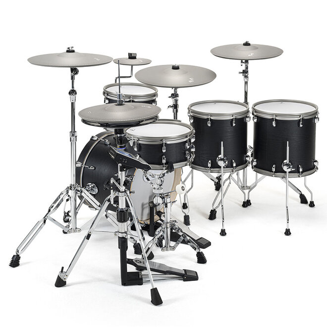 EFNOTE 5X Electronic Drum Set, Black Oak