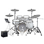 EFNOTE PRO 501 Traditional Electronic Drum Set, White Sparkle