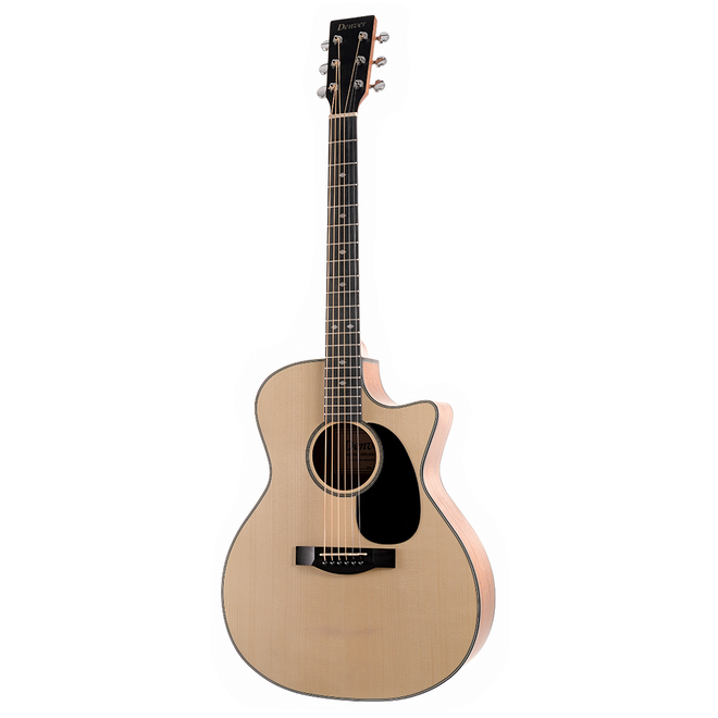 Denver Grand Auditorium Cutaway Acoustic Guitar, Solid Spruce/Mahogany