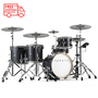 EFNOTE 5X Electronic Drum Set, Black Oak