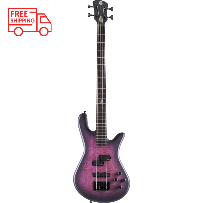 Spector NS Pulse II Series 4-String Electric Bass, Ultra Violet Matte