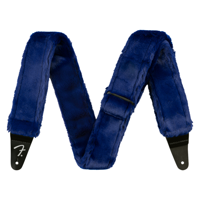 Fender 2" Poodle Plush Guitar Strap, Blue