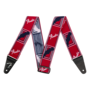 Fender 2" WeighLess Monogram Guitar Strap, Red/White/Blue