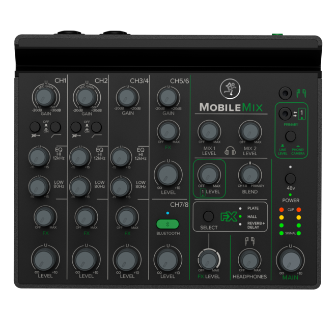 Mackie MobileMix 8-Channel USB-Powerable Mixer
