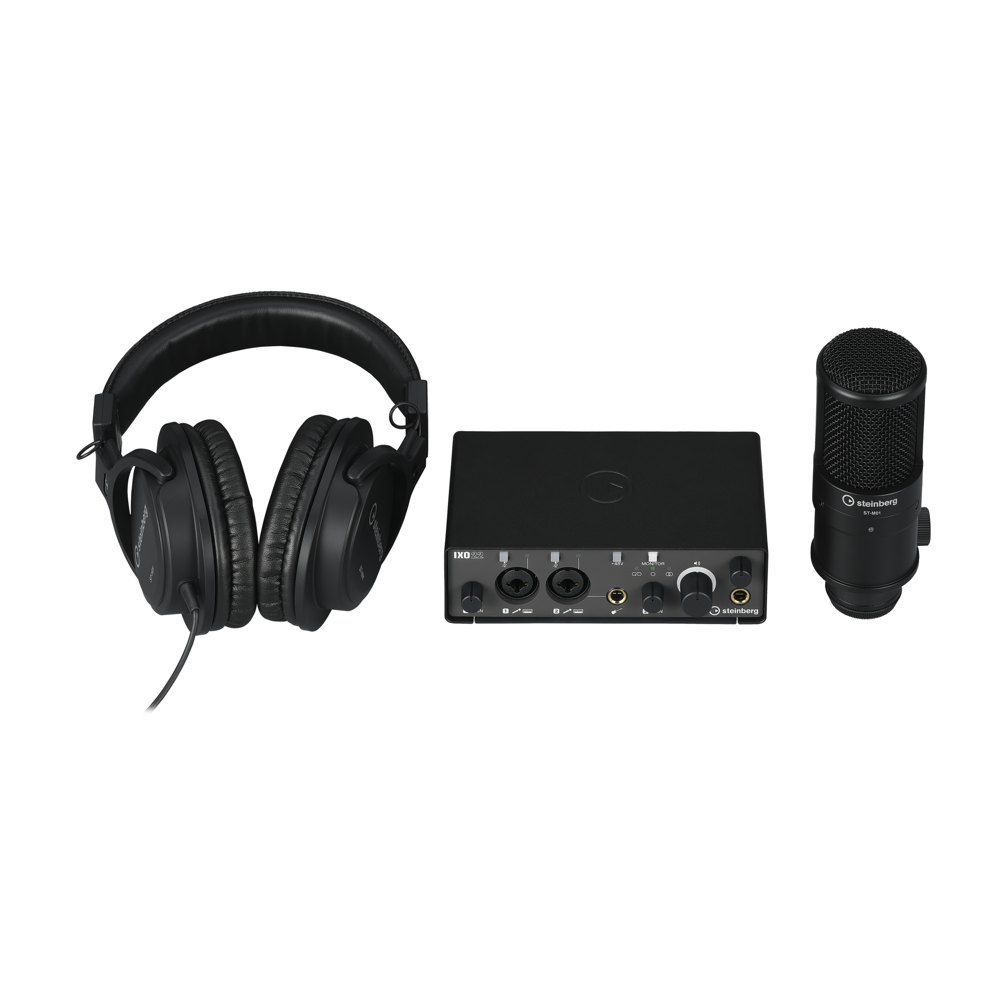 Steinberg IXO22 Recording Studio Pack w/Headphones Steinberg IXO22 Recording Studio Pack w/Headphones