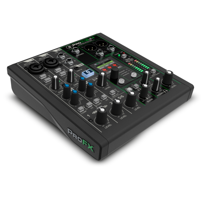 Mackie ProFX6v3+ 6-Channel Analog Mixer w/Effects, USB & Bluetooth