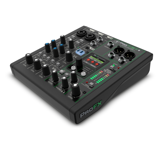Mackie ProFX6v3+ 6-Channel Analog Mixer w/Effects, USB & Bluetooth