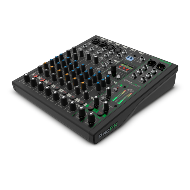 Mackie ProFX10v3+ 10-Channel Analog Mixer w/Effects, USB & Bluetooth