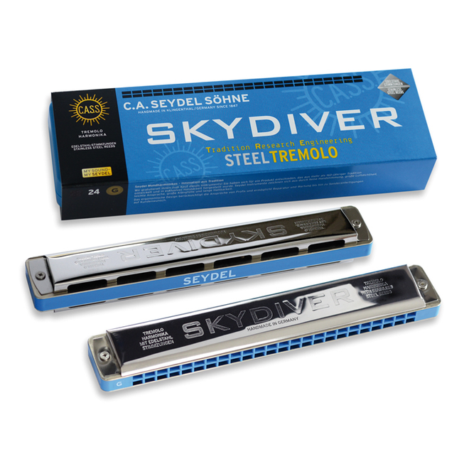 Seydel Skydiver Steel Tremolo Harmonica