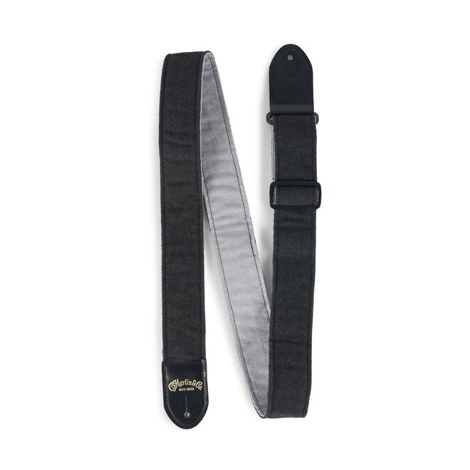 Martin Sea Wool Guitar Strap, Charcoal Tweed