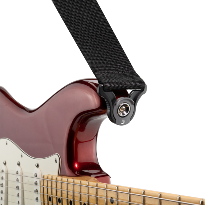 D'Addario 2” Auto Lock Polypro Guitar Strap, Black