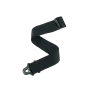 D'Addario 2” Auto Lock Skater Guitar Strap, Black