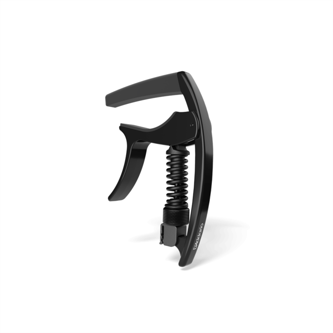 D'Addario Tri-Action Guitar Capo, Black