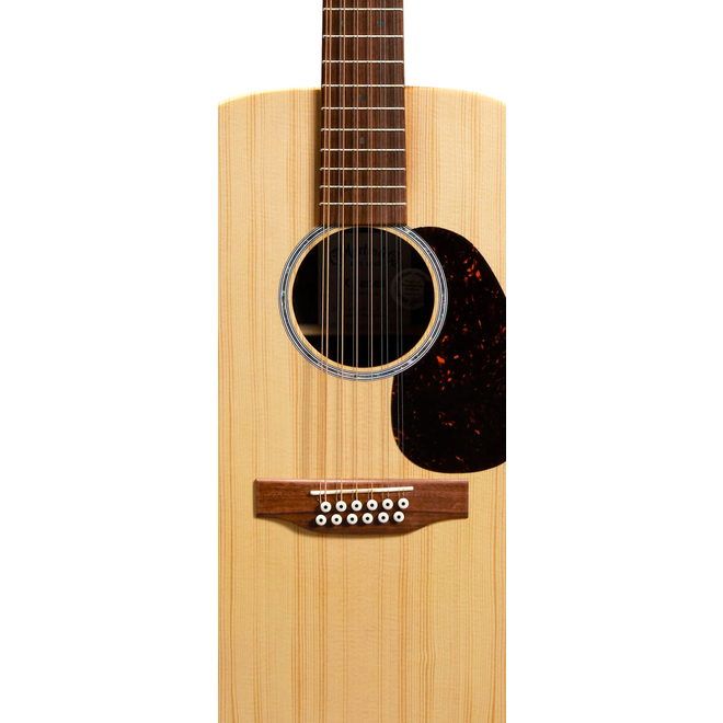 Martin D-X2E 12-String Dreadnought Acoustic-Electric Guitar, Spruce/Brazilian Rosewood HPL, w/Gigbag