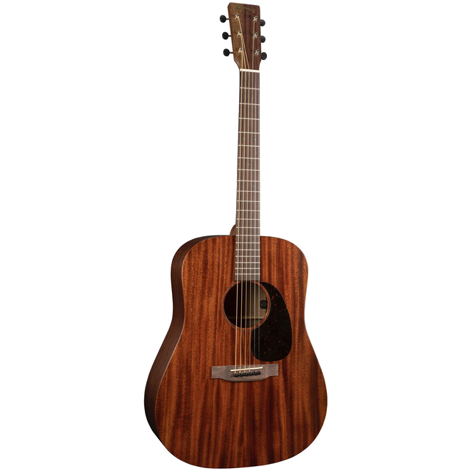 Martin D-15E Dreadnought Acoustic-Electric Guitar, Solid Mahogany/Solid Sapele, w/Gigbag
