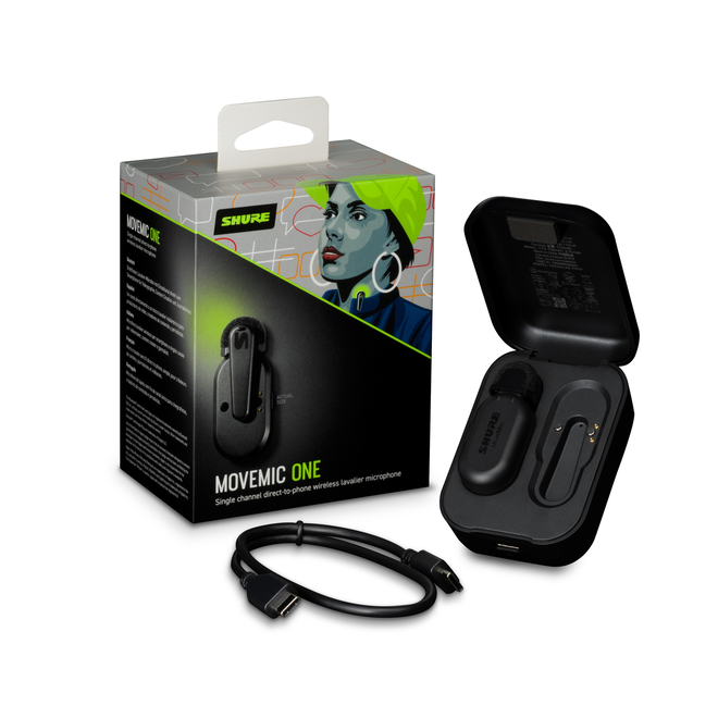 Shure MoveMic One Single-Channel Wireless Lavalier Microphone