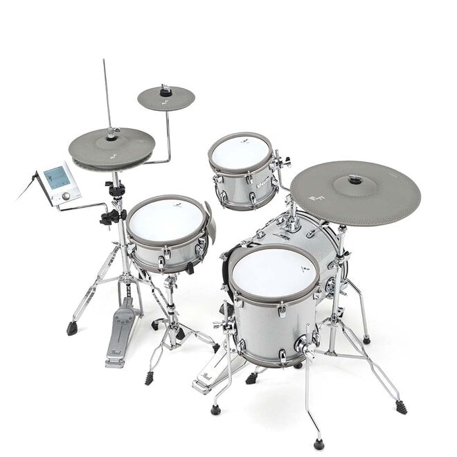 EFNOTE mini Digital Drum Set, White Sparkle