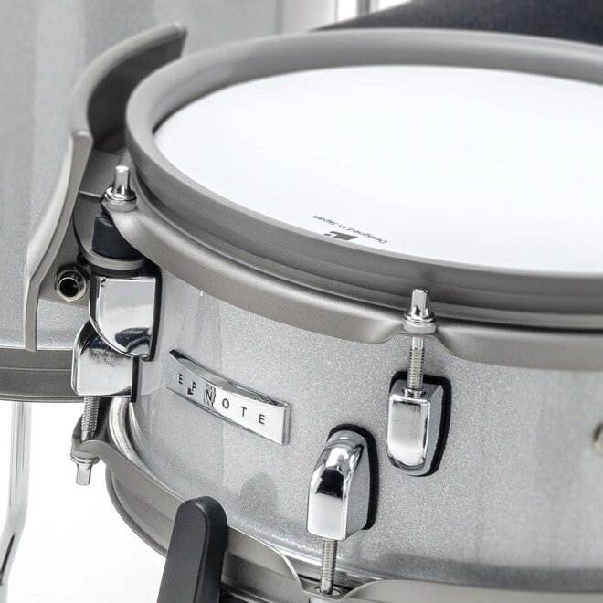 EFNOTE mini Electronic Drum Set, White Sparkle