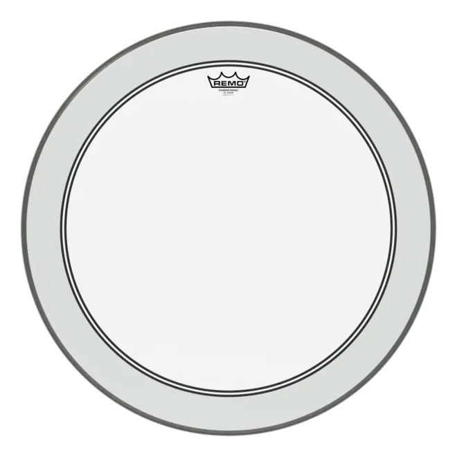 Remo 24" Clear Powerstroke P3 Bass Drum Head