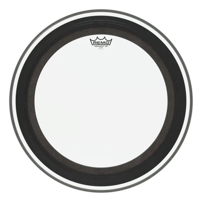 Remo 20” Clear Ambassador SMT Bass Drum Head
